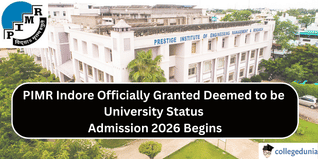 PIMR Indore Officially Granted Deemed to be University Status; Admission 2026 Begins